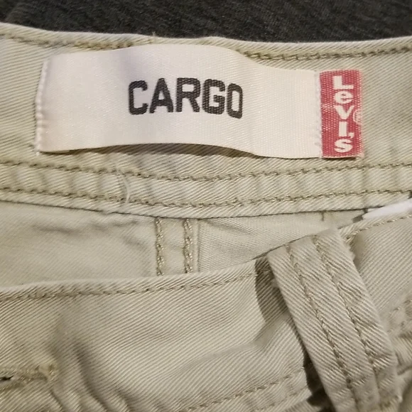 Levi's khaki cargo shorts sz 30 - Picture 5 of 7